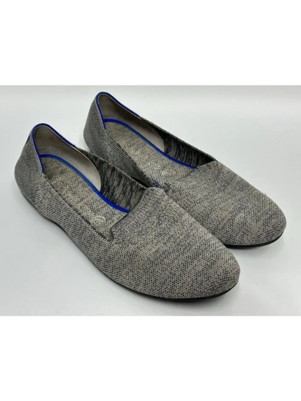 Rothy’s the loafer shoes Women’s Size 11.5 Color Taupe Heather Gray Slip On